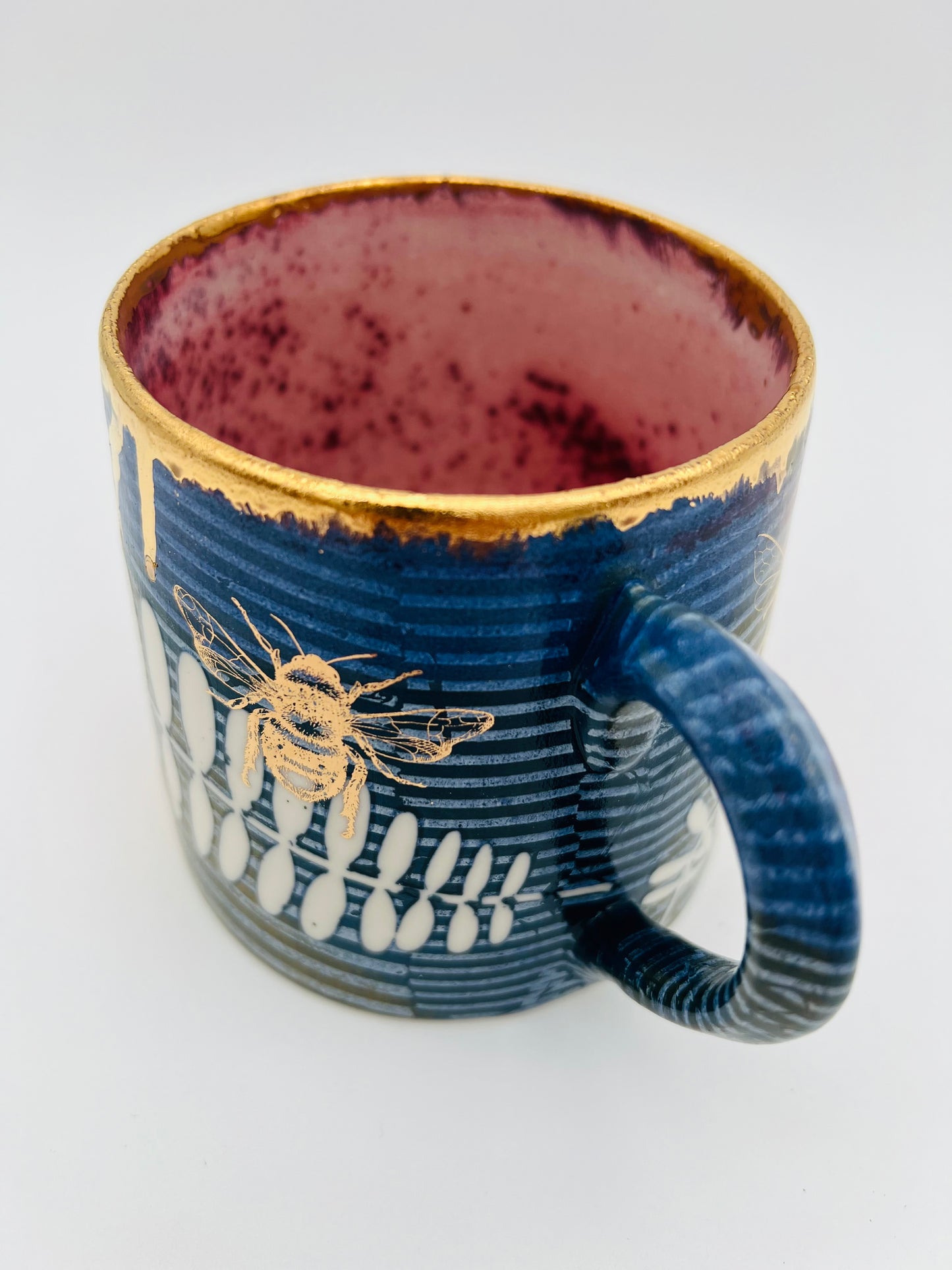 Leaves, Bees and Stripes Mug!