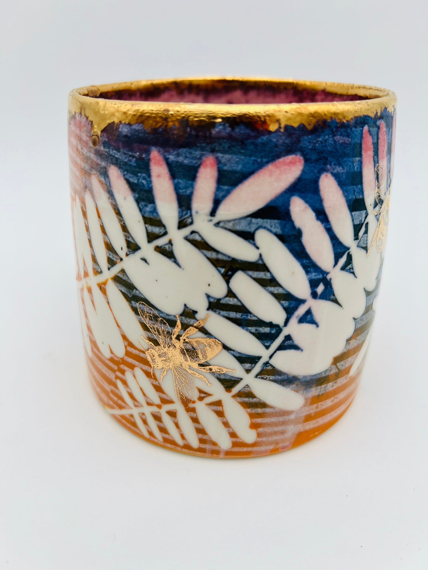 Leaves, Bees and Stripes Mug!