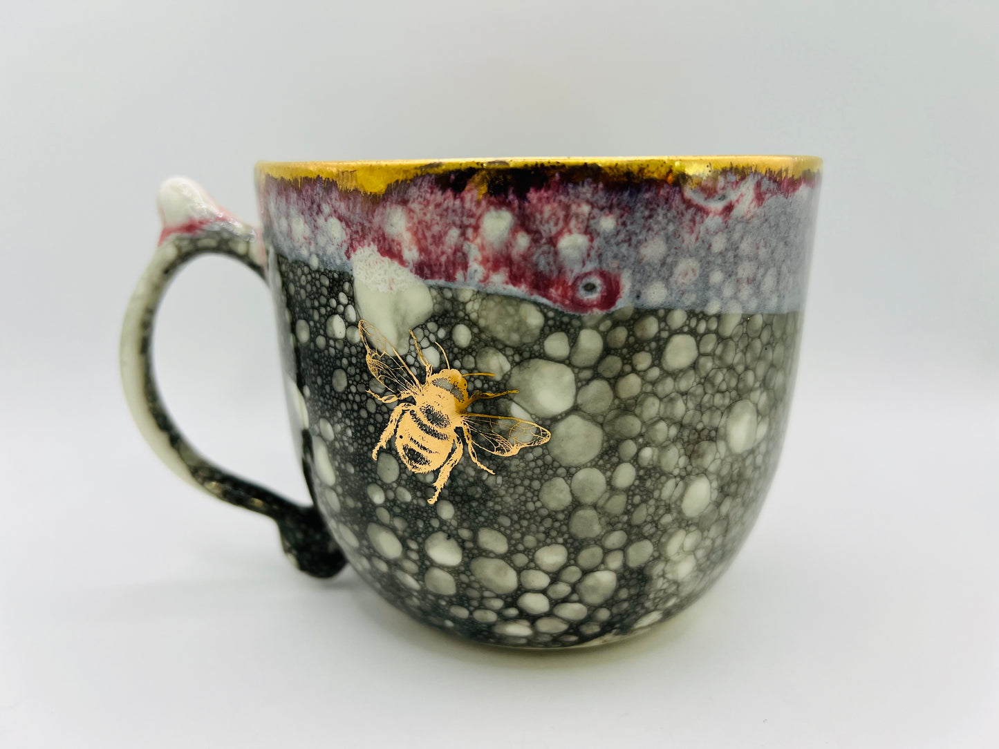 Pink & Bubble Bee Mug