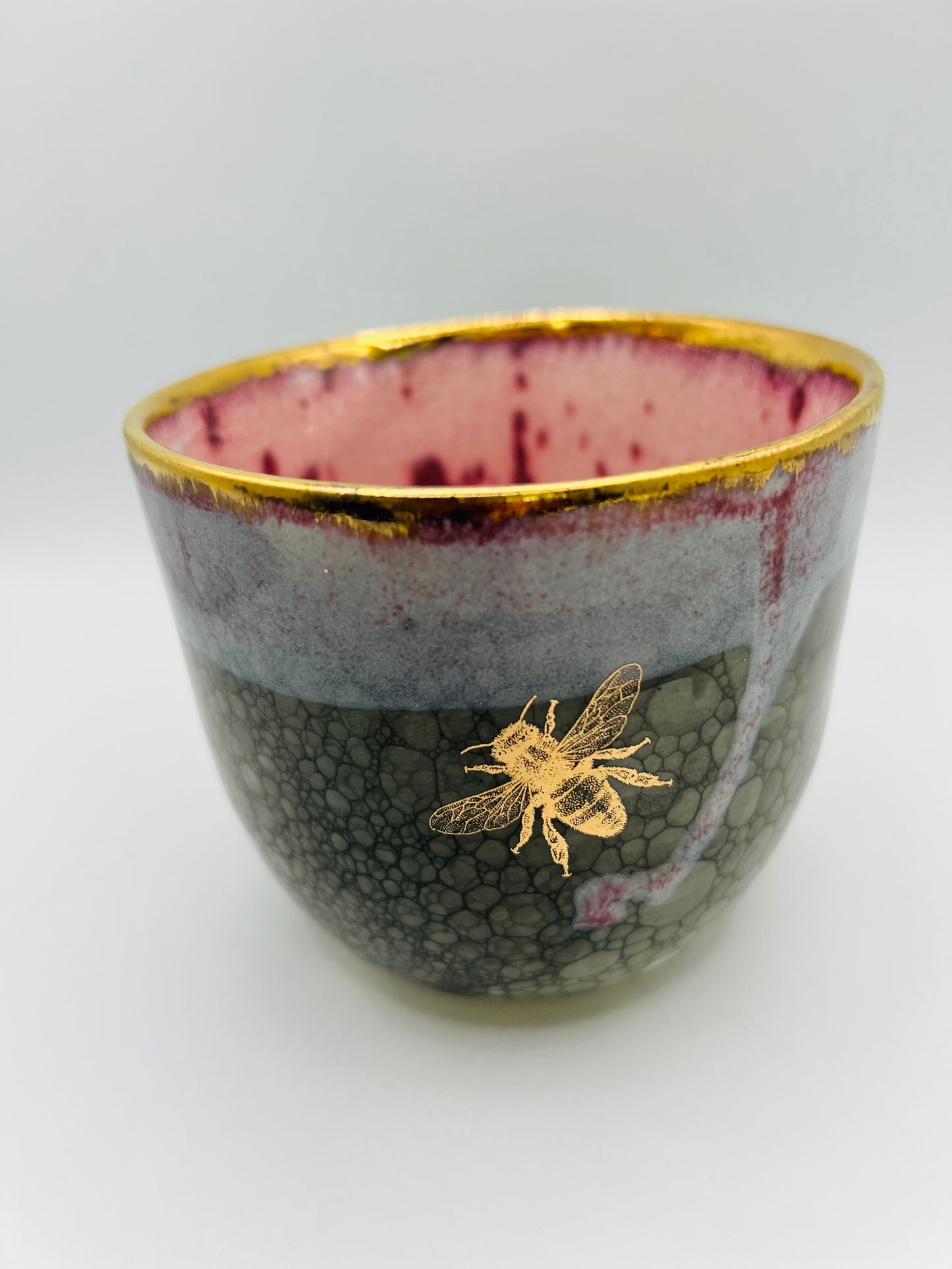 Pink & Bubble Bee Mug