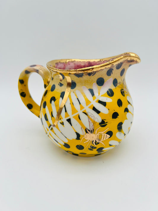 Yellow Polka Dot Jug